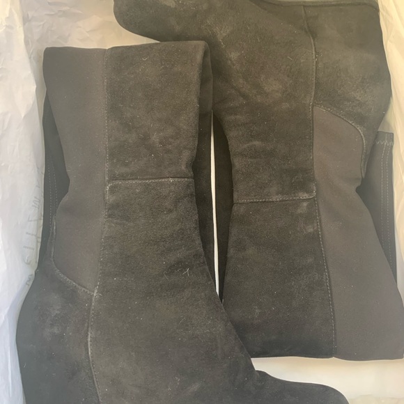 Stuart Weitzman black over the knee suede boots size 6.5 - Picture 3 of 7